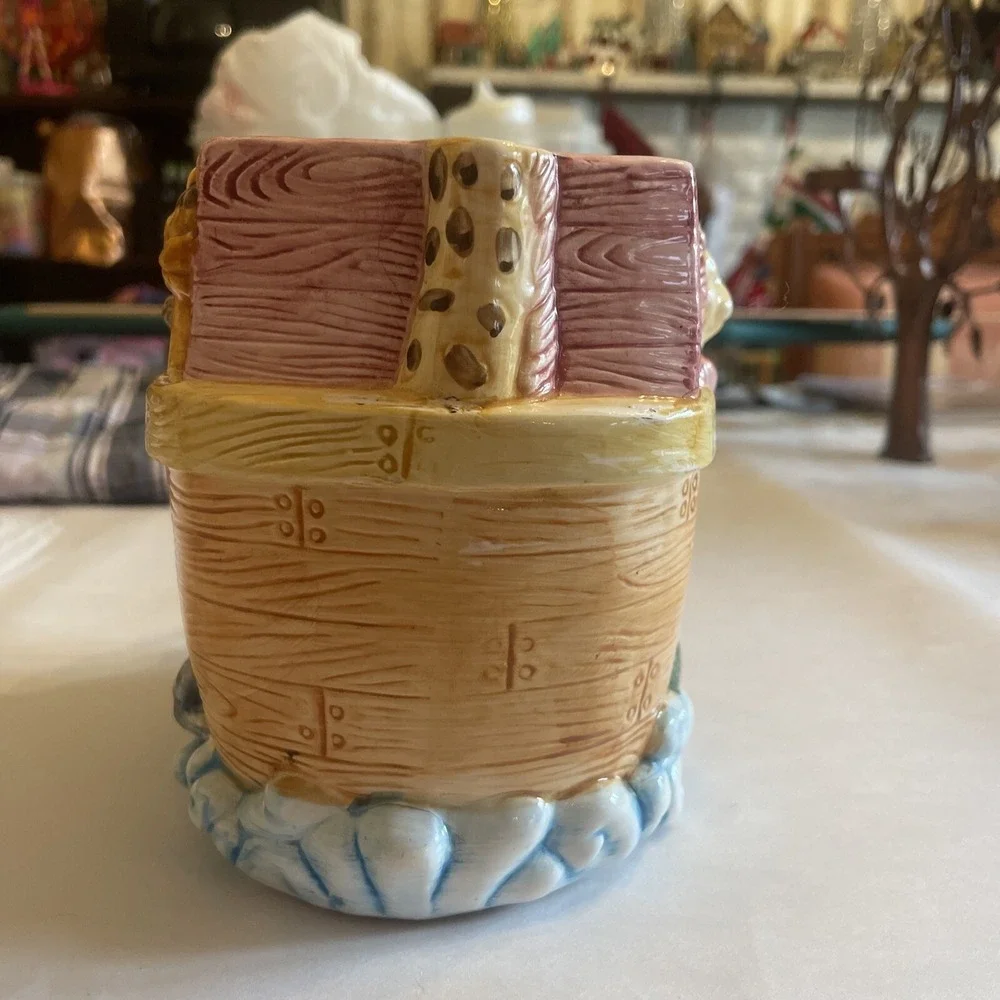 Noah's Ark Ceramic Planter Elephant Hippo‎ Bear Horse Dolphin Fish Lion
